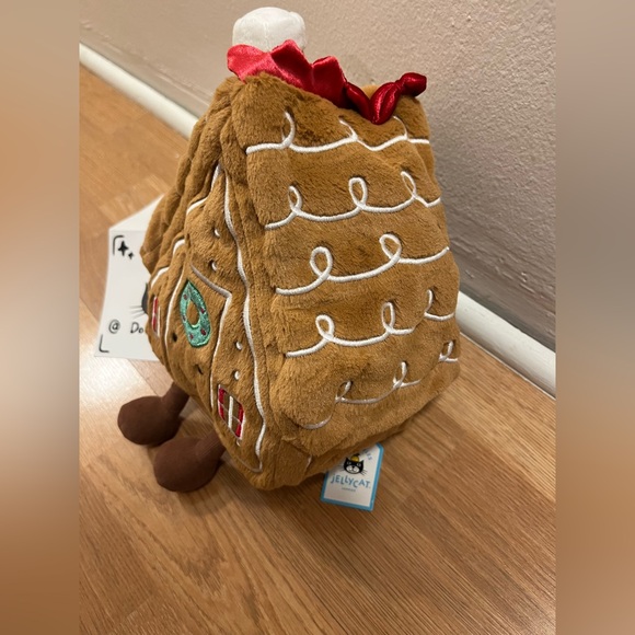 Jellycat Authentic Amuseables Gingerbread House Plush - Picture 2 of 4